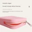 Ví đựng tiền xu CPINCP, Túi đựng du lịch chống nước bằng silicon, Túi đựng tai nghe có dây kéo Mini mượt mà dành cho học sinh