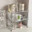 Kệ acrylic trong suốt chân kim loại để đồ vật decor cực sang 29x21x15.5cm