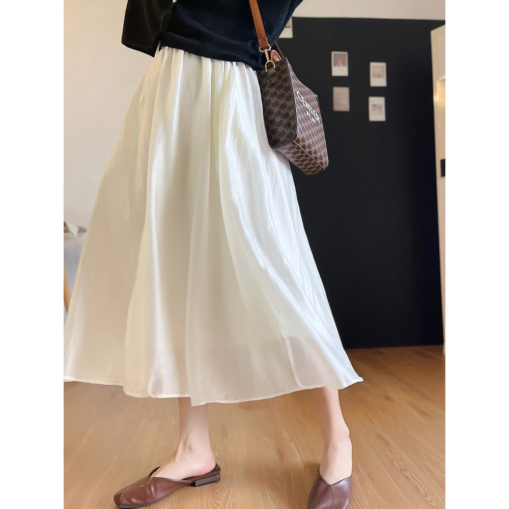 Suxi Thời Trang Mới Thường Ngày Mùa Hè Đa Năng Thời Trang Cao Cấp Nữ Chữ A Giữa Chiều Dài Váy Ngắn 240502