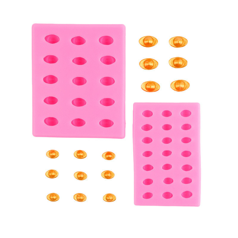 Mini Vàng Thỏi Mô Hình Khuôn Silicon DIY Khuôn Socola Thỏi Bánh Sinh Nhật Trang Trí Đồ Trang Trí Khuôn
