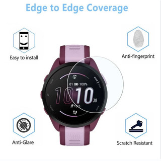3 / 5 Chiếc Phim Cường Lực Bảo Vệ Cho Garmin Forerunner 165 Âm Nhạc Bảo Vệ Màn Hình Chống Trầy Xước Cho Garmin 165 Bảo Vệ