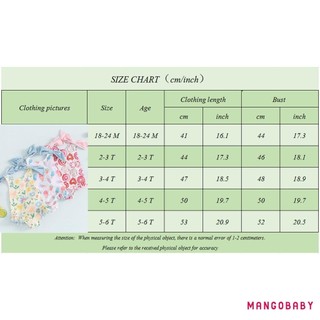 Mg-little Girls Đồ bơi mùa hè không tay Donut / Kem / Bộ đồ tắm xếp nếp in hoa
