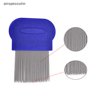 Airspecutin Mới Anoplura Flea Lược Cootie Thép Không Gỉ Chấy Lược Cho Trẻ Em Bọ chét Lược EN
