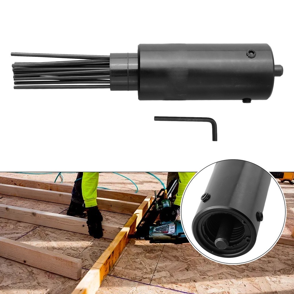 Đầu loại bỏ rỉ sét cho khí nén Air 19 kim Máy đo rỉ sét Dụng cụ búa