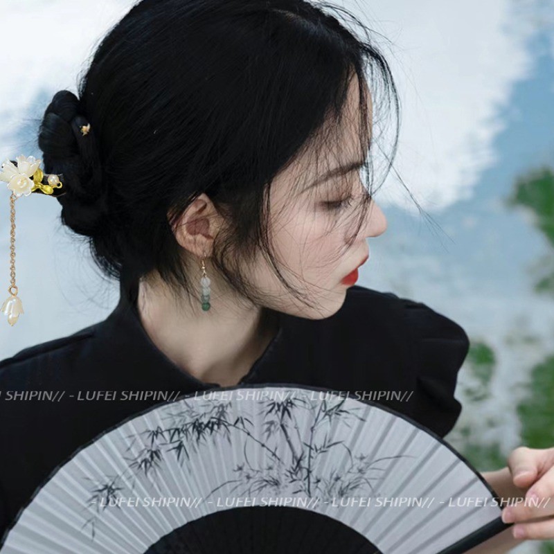 Kẹp Tóc Cổ Phong Cách Trung Hoa Mới Hanfu Phù Hợp Với Nữ Kẹp Tóc Kẹp Tóc Mũ Đội Đầu