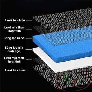 Gòn lọc 9d vật liệu lọc cao cấp cho bể cá cảnh (50x11x2cm)