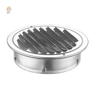 Twe 70 / 80 / 100 / 120 / 150MM Lưới tản nhiệt không khí tròn bằng thép không gỉ Bảo vệ côn trùng tại nhà Ống dẫn tường bên ngoài Công cụ thông gió VN