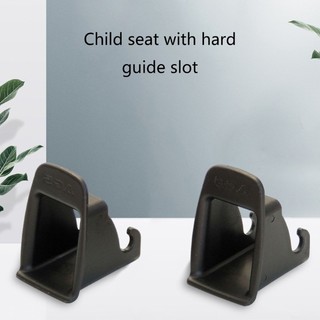 Comereally 2 Chiếc BabyCar Ghế An Toàn Cho ISOFIX Hướng Dẫn Cố Định Rãnh Trẻ Em Trẻ Em Dây An Toàn Khóa Tự Động Đệm Màu Đen