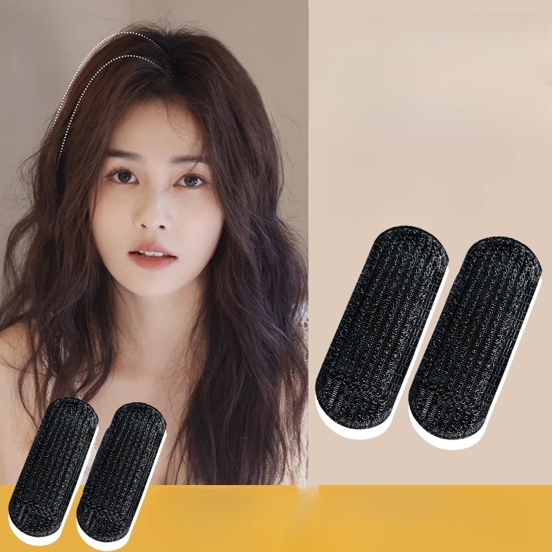 Đầu Cao Tóc Phẳng Lông Tơ Đệm Tóc Nữ Kẹp Tóc Đầu Lưng Kẹp Tóc Mũ Đội Đầu