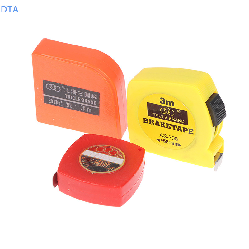 DTA 2 / 3 Mét Thước Có Thể Thu Vào Băng Di Động Kim Loại Kéo Thước Băng Đo PO