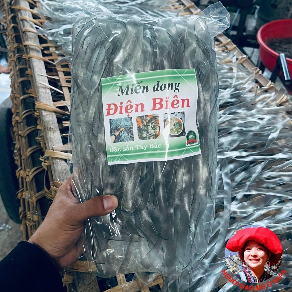 Miến dong thái tay sợi to Điện Biên sùng thị bầu loại 1. Đặc sản dân ...