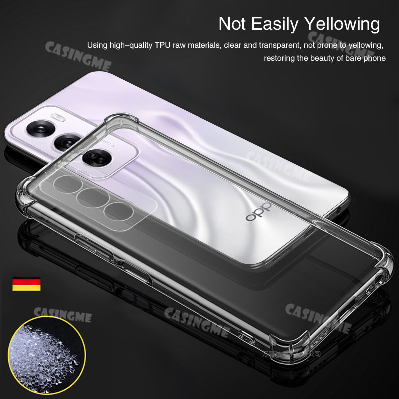 Oppo Reno12 12Pro 5G 2024 Trong Suốt Túi Khí Trong Suốt Cho Oppo Reno 12 Reno12 OppoReno12 Pro 12Pro 5G 4G 2024 Ốp Lưng Silicon Chống Sốc Ốp lưng Mềm