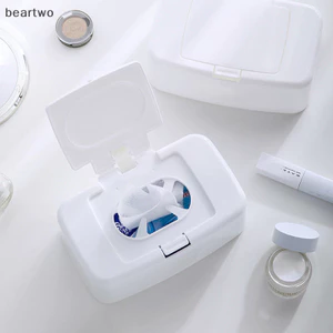 < Beartwo > Hộp đựng khăn giấy ướt Khăn lau di động Hộp đựng khăn ăn Hộp đựng đồ đẹp