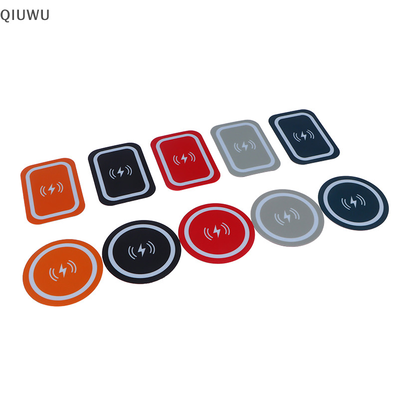 Qiuwu Đa Năng Gắn Xe Từ Tính Giá Đỡ Miếng Dán Tấm Sắt Cho Điện Thoại Di Động Tấm Kim Loại Siêu Mỏng Supporg Sạc Không Dây.