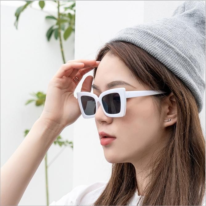 Kính râm mắt mèo phong cách retro chống tia UV, Kính mát nam nữ cá tính và dễ thương Styley K018