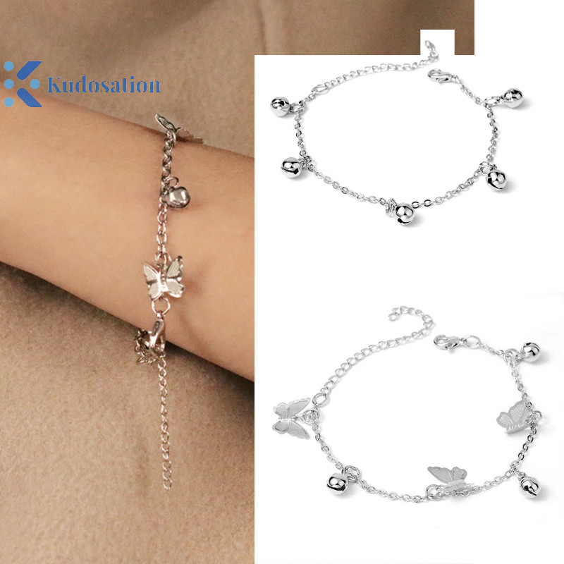 Kudosation Thời Trang Đẹp Mặt Dây Chuyền Vòng Tay Tinh Tế Quyến Rũ Có Thể Điều Chỉnh Đám Cưới Lắc Tay Dễ Thương Nữ Trang Sức Dự Tiệc Quà Tặng