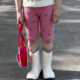 Q11- Quần leggin đùi bé gái hình nơ xinh cho bé gái Size từ 8-30Kg