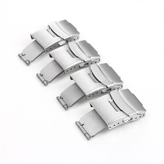Khóa đồng hồ bằng thép không gỉ Diver 14mm 16mm 18mm 20mm cho SEIKO SKX007 SKX009 Khóa TUNA 22mm 24mm Khóa triển khai cho dây đeo đồng hồ silicon Khóa vàng hồng đen