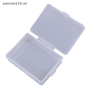Hộp đựng nhựa trong suốt SSVN 9cm * 6,5cm * 3cm Hình vuông trong suốt đa năng.