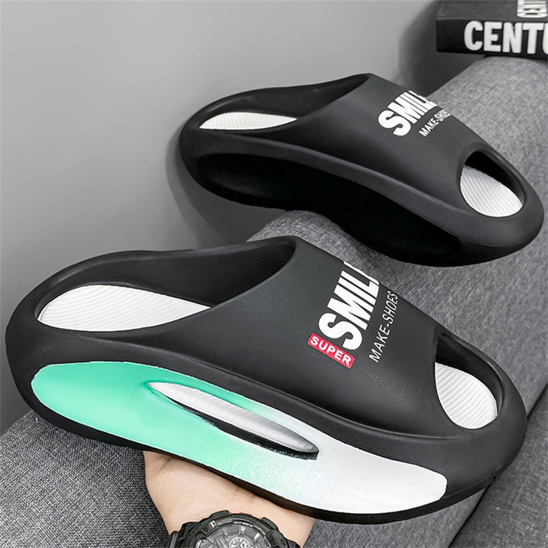 Dép Nam Massage Chân Dép Đáy Dày Unisex Mềm EVA Chống Trơn Trượt Nhà Dép Nữ Mùa Hè Giày Đi Biển Nam