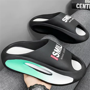 Dép Nam Massage Chân Dép Đáy Dày Unisex Mềm EVA Chống Trơn Trượt Nhà Dép Nữ Mùa Hè Giày Đi Biển Nam