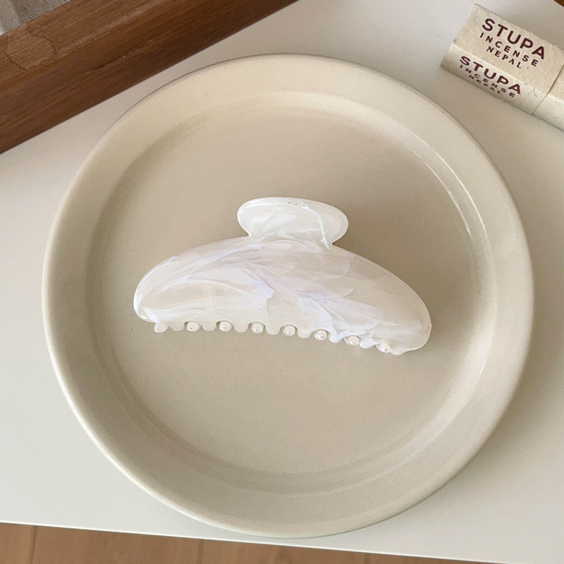 Kẹp tóc nữ Jelly White Shark Clip