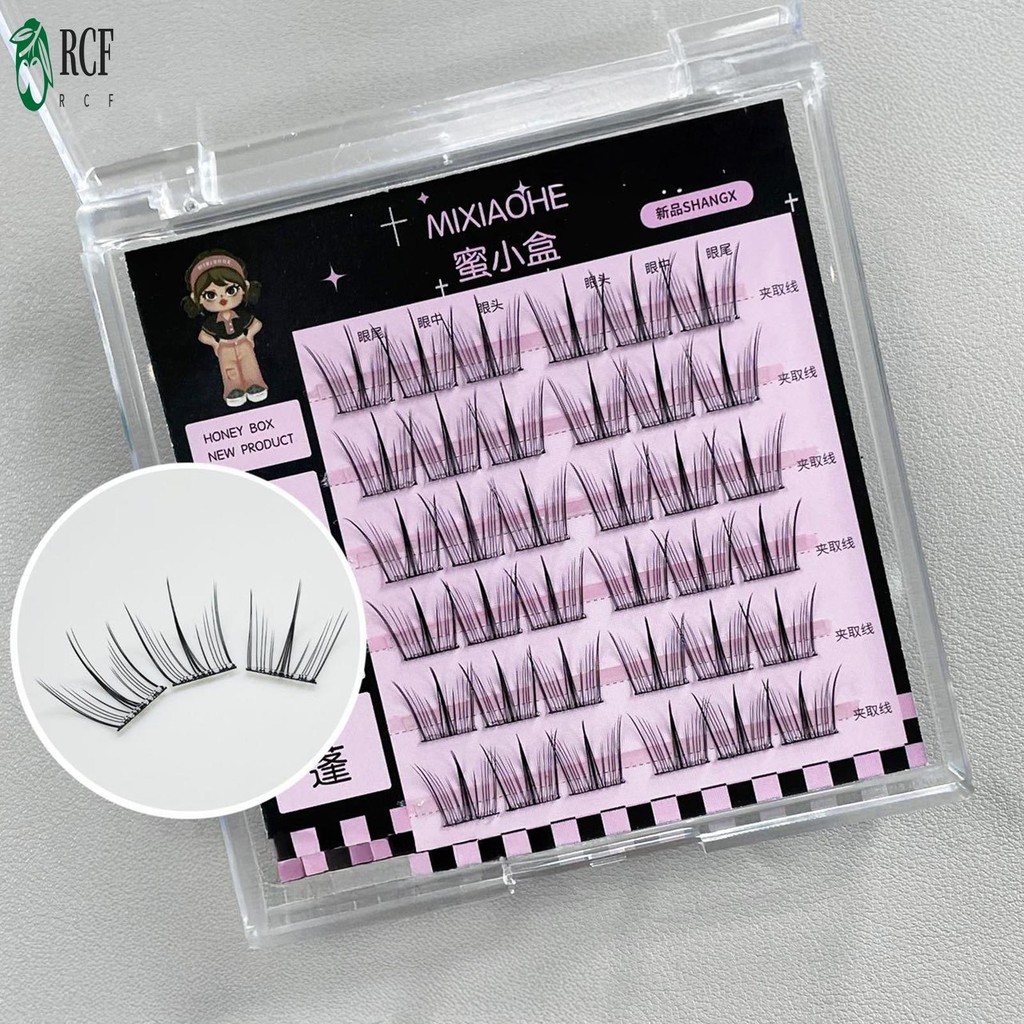 Phụ nữ nối mi Wispy Hàn Quốc Lông mi giả lâu trôi