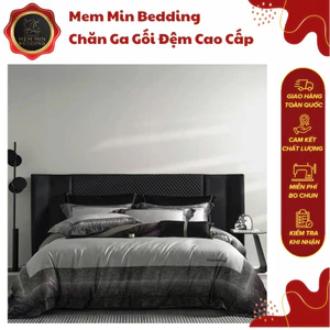 Bộ Chăn Ga Gối Chất Liệu Tencel Cotton Siêu Mềm Mịn Tinh Tế Trên Từng Họa Tiết - Memminbedding Luxury