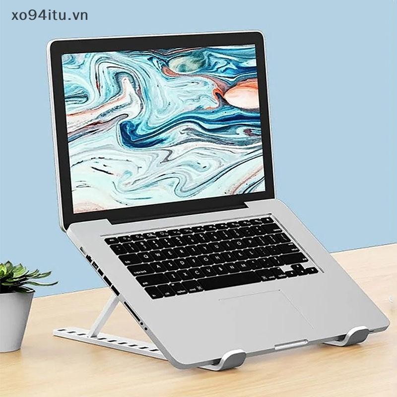 Xoitu Giá đỡ máy tính xách tay đa năng Giá đỡ máy tính xách tay có thể điều chỉnh để chống trượt Giá đỡ đế làm mát có thể gập lại cho máy tính xách tay / máy tính bảng / điện thoại VN