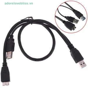Thêm USB 3.0 A Nam Micro USB 3.0 B Y Dây Cáp Cho Ổ Cứng Ngoài Cáp Đĩa BSS