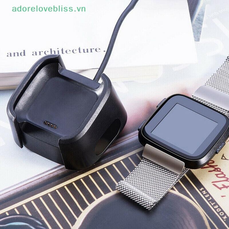 Thêm Đế sạc cho đồng hồ thông minh Fitbit Versa Đế cáp dữ liệu USB Bộ sạc máy tính để bàn BSS