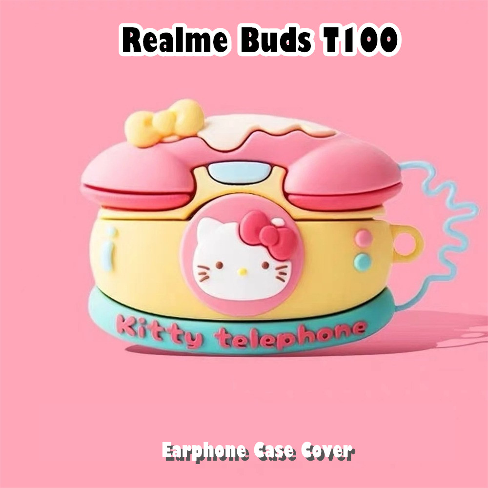 [Ngôi sao tương lai] Dành cho vỏ Realme Buds T100 Vỏ silicon mềm Vỏ tai nghe hoạt hình mát mẻ NO.2