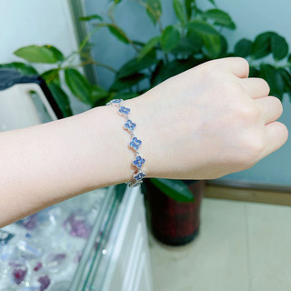 Châu Âu Mỹ ins Vòng tay Sapphire Spinel phong cách mới dành cho nữ