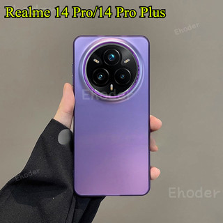 Dành Cho Realme 14 Pro Plus 5G 2025 Ốp Lưng Điện Thoại IMD Mạ Bạc Màu Sang Trọng Cho Realme14Pro 14Pro + 14ProPlus Vỏ Chống Sốc