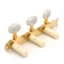 FUJIOU 2 Cái / bộ Chốt điều chỉnh đàn Guitar cổ điển, Kim loại bán kín|Phím điều chỉnh đầu, Bộ điều chỉnh phím 3L 3R Bền|Đầu Đàn Guitar Dây Chỉnh Chốt Nhạc Cụ Dây
