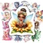 Bộ 25 Sticker Công Chúa Trang Trí Cute - Dán Laptop, Sổ Tay, Điện Thoại, Bình Nước, Mũ Bảo Hiểm