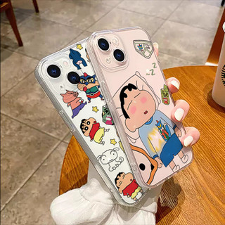 Ốp Điện Thoại Cho Samsung Galaxy S25 Ultra S24 Plus S24FE S23FE A56 A36 A26 A16 5G Vỏ Crayons shin-chans Hoạt Hình Anime Trong Suốt Mềm Mại Dễ Thương