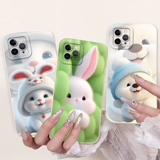 Ốp Lưng Cho iPhone 11 Pro Max Chống Sốc Thỏ Gấu Trúc Silicon Mềm Hoạt Hình Cho iPhone 11 Pro Ốp Lưng 11ProMax Capa