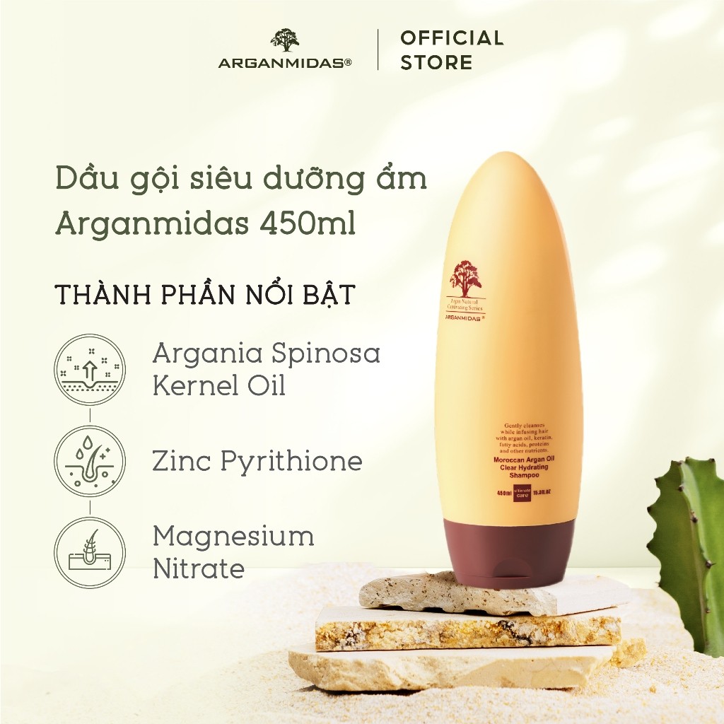 Ảnh Combo gội xả siêu dưỡng ẩm Arganmidas 50ml 4
