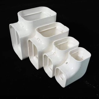 [Hơn 1.000 khách hàng lặp lại] Ống điều hòa trung tâm PVC vỏ bảo vệ trắng 75x65 cho máy lạnh