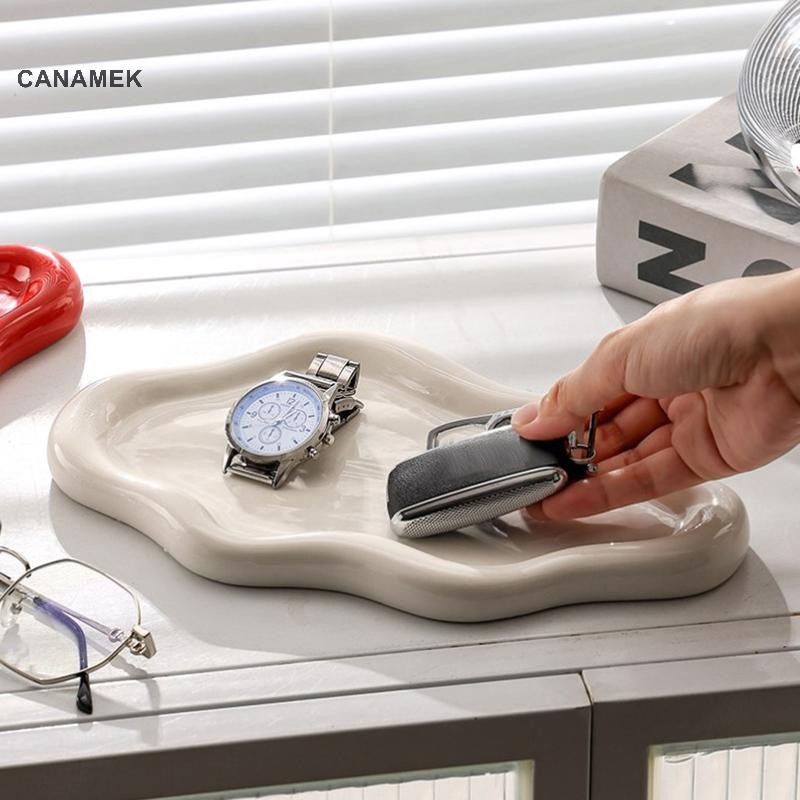 Canamek Hình Đám Mây Đĩa Gốm Trang Sức Món Ăn Khay Đựng CSF