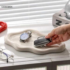 Canamek Hình Đám Mây Đĩa Gốm Trang Sức Món Ăn Khay Đựng CSF