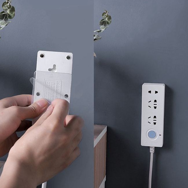 Băng dính hai mặt chắc chắn trong suốt 6x6cm Nhãn dán hai mặt liền mạch vuông cho nhà bếp phòng tắm