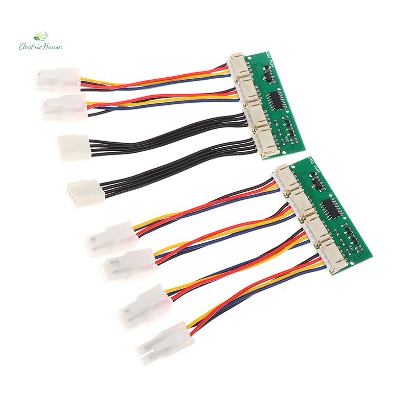 [Nhà Điện] Trình Giả Lập Quạt 4Pin Vuông 4 Trong 1 12V Đặc Biệt Cho Antminer S21 S19kpro T21 KS5 KS5pro Quạt Spoofer Dummer mới