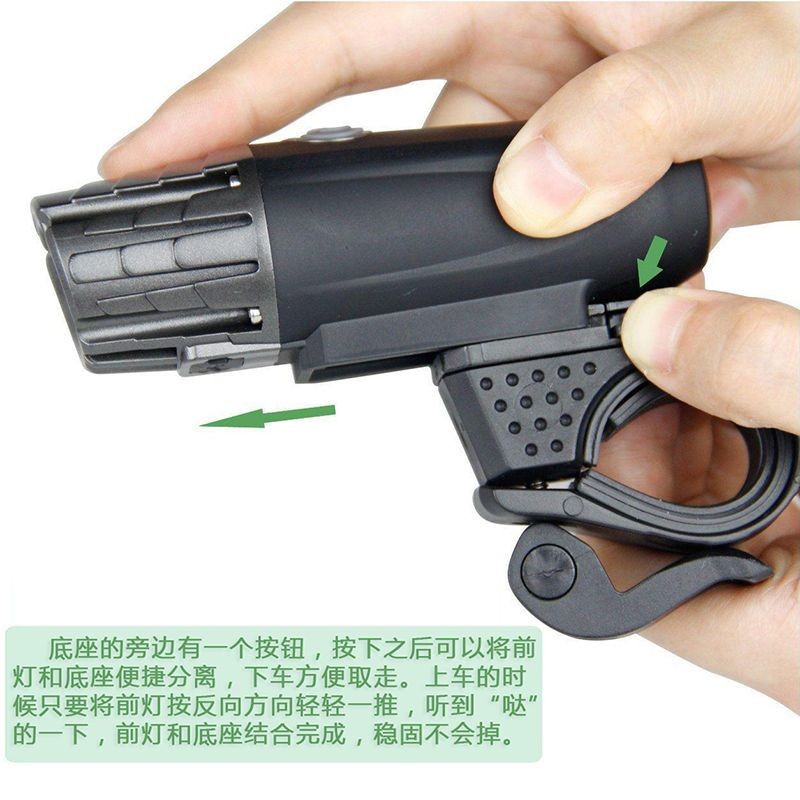 Đèn Xe Đạp Chống Mưa Chống Nước Xe Đạp Leo Núi Đèn Pha Đuôi USB Sạc Mạnh Đèn Pin Thiết Bị Đi Xe Đạp Phụ Kiện