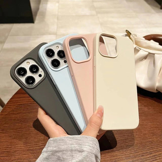 Ốp Silicon Lỏng Cho iPhone 16 16E 15 14 13 12 11 Pro Max Chống Sốc Mềm Mặt Sau Bảo Vệ Cho 16 series Phụ Kiện Điện Thoại