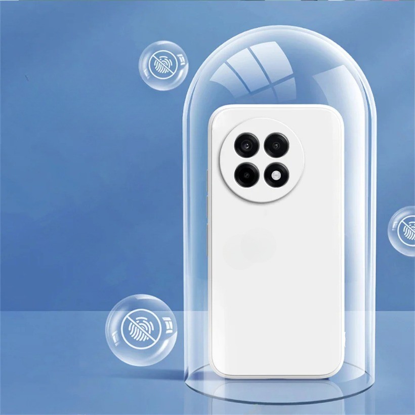 Ốp Điện Thoại Silicon Lỏng Cho OnePlus Ace5 Ace 5 Pro 5Pro 5G Phụ Kiện Chính Hãng Mềm Thời Trang Cổ Điển Cạnh Thẳng Ốp Lưng
