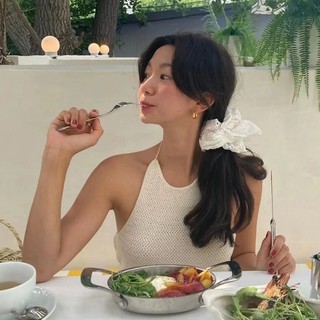 Ren Tóc Vòng Pháp Ngọt Hai Lớp Lông Tơ Lớn Ruột Vòng Phụ Kiện Tóc