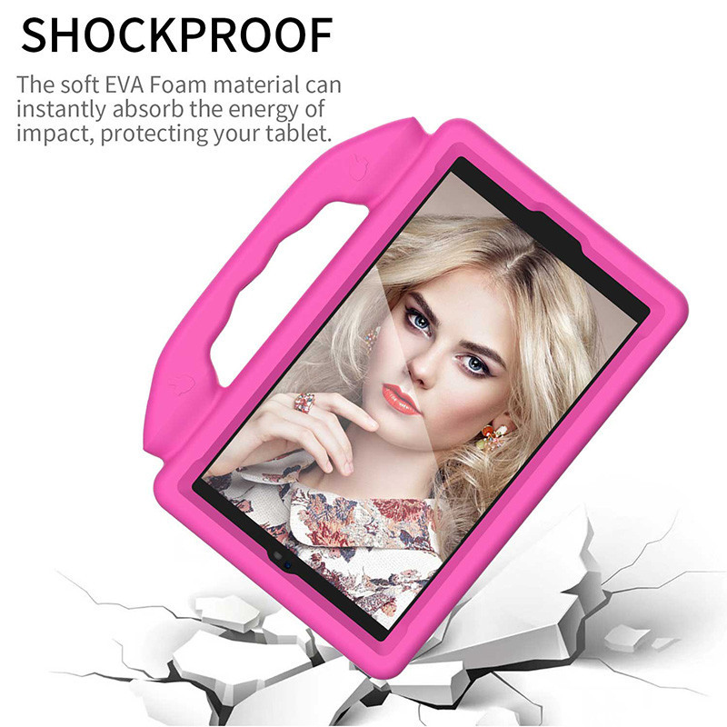 Ốp Chống Sốc Trẻ Em Eva Cho Samsung Tab A9 X110 A9 + A9 Plus X210 A7 Lite T220 Tab A 8.0 2019 T290 A8 10.5 X200 S6 Lite P610 T510 A7 T500 Bảo Vệ Toàn Thân Vỏ Máy Tính Bảng
