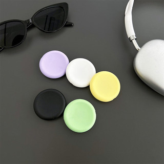 Đơn giản Macaroon Tròn Chắc Chắn Mặt Sau Dán Màu Trơn Griptok Giá Đỡ Điện Thoại
